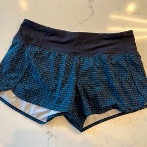 Lululemon Speed Up running shorts. Size 6